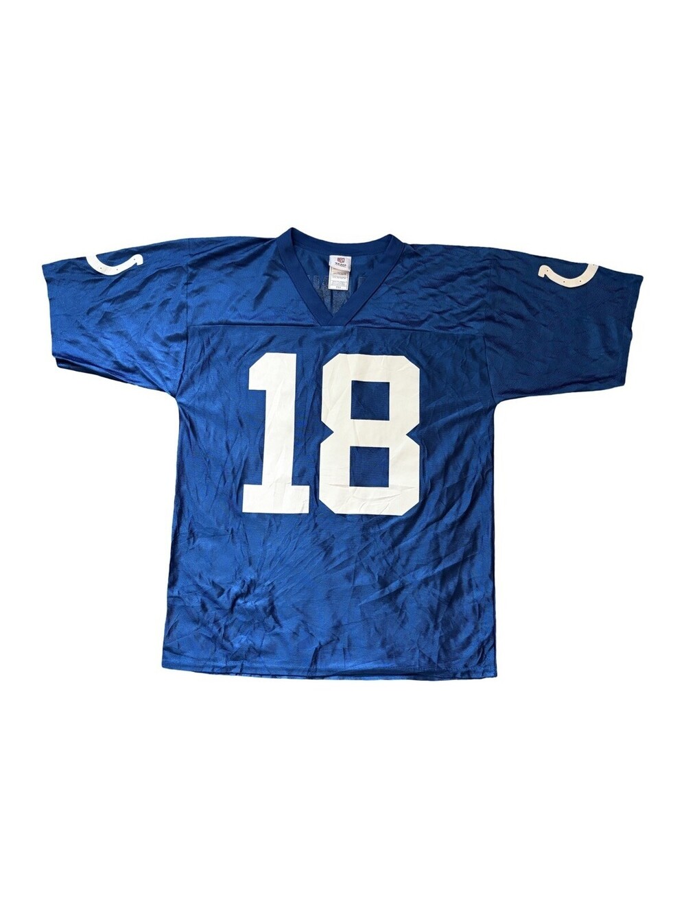 Peyton Manning Indianapolis Colts NFL Team Apparel Jersey Men’s Size Medium Blue